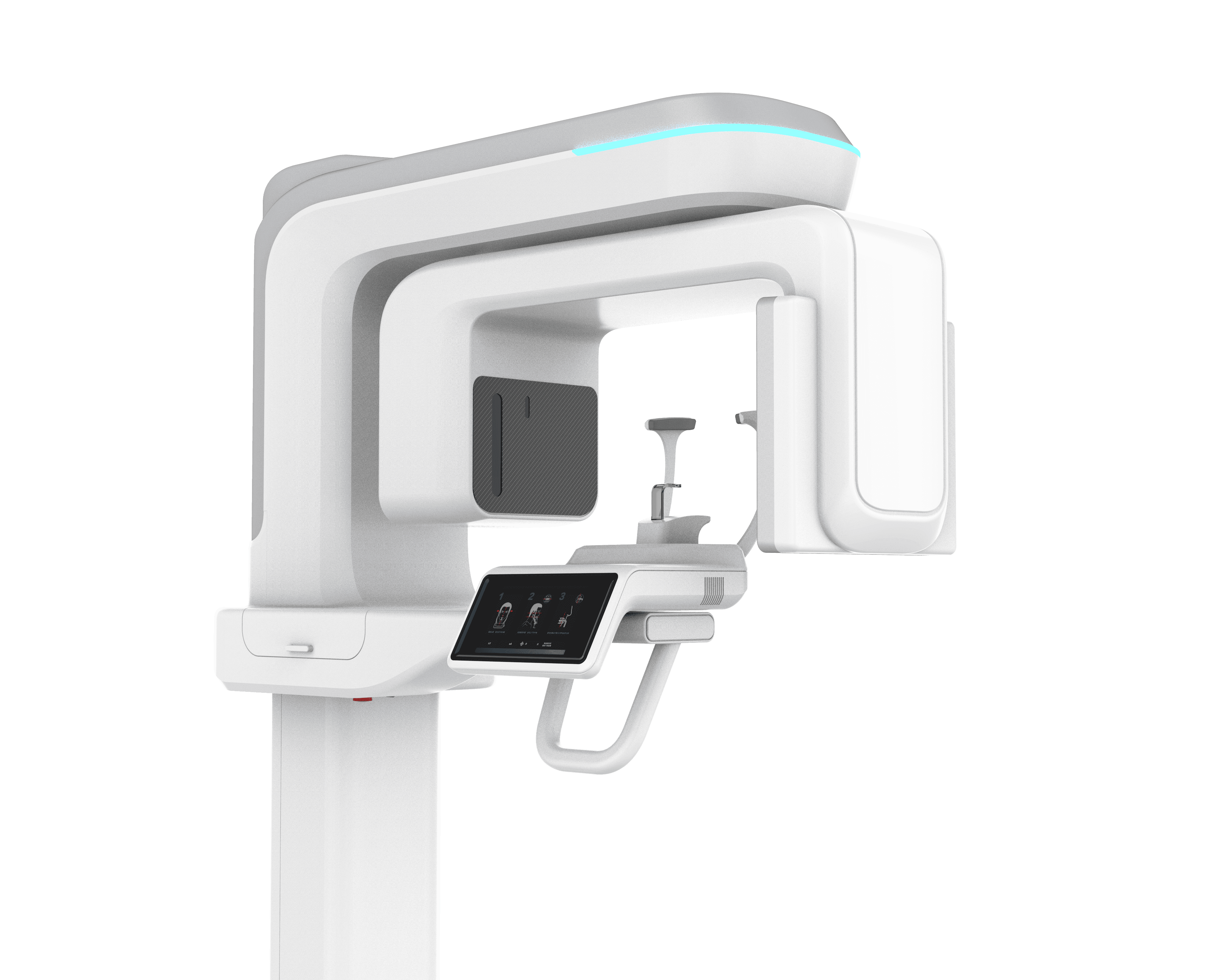 iDT901 scanning head close-up with touchscreen