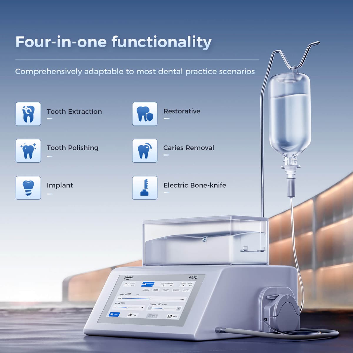 ES70 four-in-one functionality overview